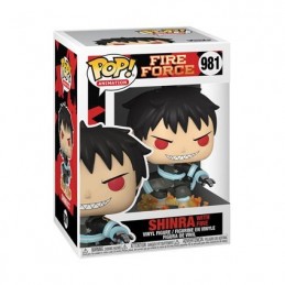 Funko Funko Pop Animation Fire Force Shinra with Fire Vaulted Vinyl Figure