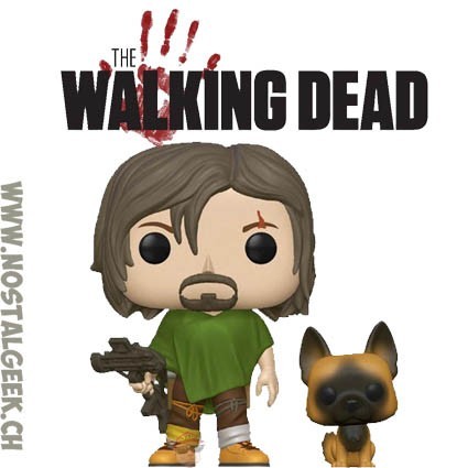 Funko Funko Pop TV The Walking Dead Daryl with Dog Vinyl Figure