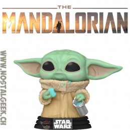 Funko Pop Star Wars The Mandalorian Grogu With Cookies Vinyl Figure