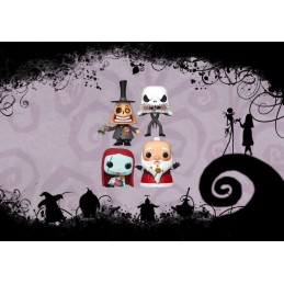 Funko Funko Pop! Disney Nightmare Before Christmas Sandy Claws/ Sally Sewing/ Mayor/ Jack Skellington Exclusive Vinyl Figure