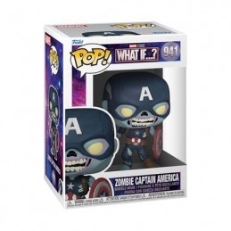 Funko Funko Pop Marvel: What if...? Zombie Captain America Vinyl Figure