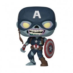 Funko Funko Pop Marvel: What if...? Zombie Captain America Vinyl Figure