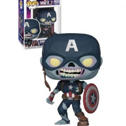 Funko Funko Pop Marvel: What if...? Zombie Captain America Vinyl Figure