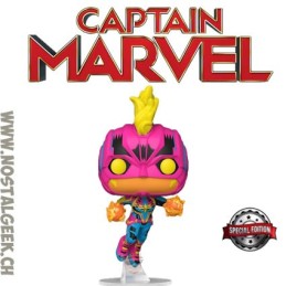 Funko Pop Marvel Captain Marvel (Black Light) Exclusive Vinyl Figure