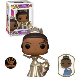 Funko Funko Pop Disney Ultimate Princess La Princesse et la Grenouille Tiana (Gold) Edition Limitée