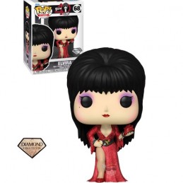 Funko Funko Pop Icons Elvira Red Dress (Diamond Glitter) Exclusive Vinyl Figure