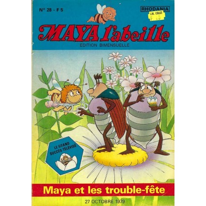 Maya L'Abeille N.28 Maya et les Trouble-fête Livre d'occasion