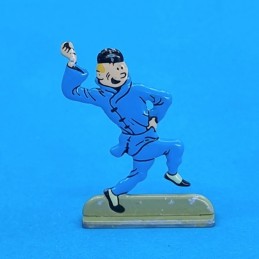 Comics Spain Tintin Relief Blue Lotus second hand metal figure (Loose)