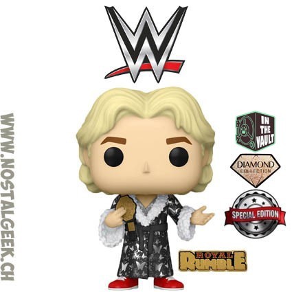 Funko Funko Pop WWE Ric Flair (Diamond Glitter) Edition Limitée Vaulted