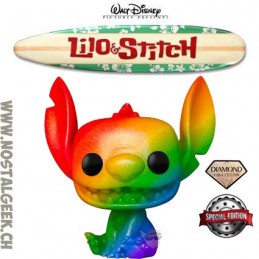 Funko Pop Disney Stitch (Rainbow ) Diamond Exclusive Vinyl Figure