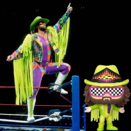 Funko Funko Pop N°83 WWE "Macho Man" Randy Savage (Checkered Glasses) Vaulted Edition Limitée