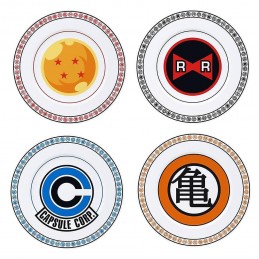 Dragon ball Z set of 4 dishes