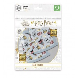 Harry Potter Pack of 2 face covers Hogwarts Express