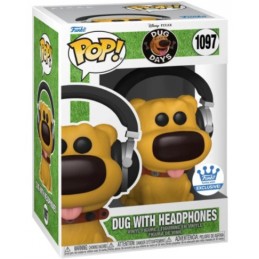 Funko Funko Pop Disney Dug Days Dug with Headphones Edition Limitée