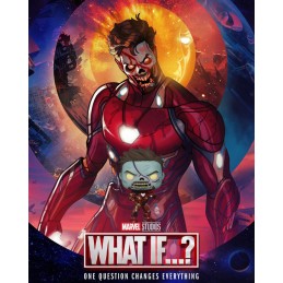 Funko Funko Pop Marvel: What if...? Zombie Iron Man GITD Exclusive Vinyl Figure