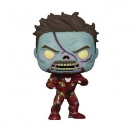 Funko Funko Pop Marvel: What if...? Zombie Iron Man GITD Exclusive Vinyl Figure