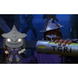 Funko Pop N°1140 Movies TMNT Shredder with weapon GITD Exclusive Vinyl Figur