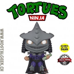 Funko Funko Pop Movies Les Tortues Ninja Shredder with weapon Phosphorescent Edition Limitée