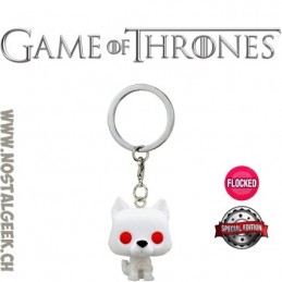 Funko Funko Pop Pocket Game of Thrones Ghost Flocked Exclusive Vinyl Figure