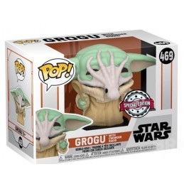 Pop N°469 The Mandalorian Grogu with Chowder Squid Vinyl Figur
