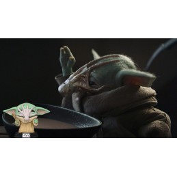 Pop N°469 The Mandalorian Grogu with Chowder Squid Vinyl Figur