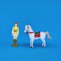 Disney Beauty and the Beast Belle with her horse second hand Figure (Loose)