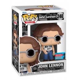 Funko Funko Pop NYCC 2021 Rocks John Lennon (New York City Tee) Edition Limitée