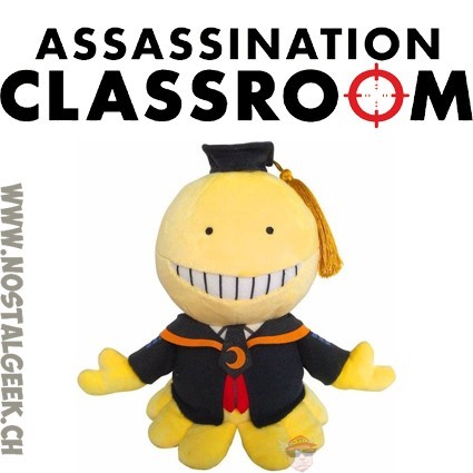 Peluche Koro Sensei Assassination Classroom - Porte-clés 15cm - Produit Officiel Sous Licence
