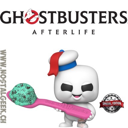 Funko Funko Pop Ghostbuster Afterlife MiniMini Puft (with Ice Cream Scoop) Exclusive Vinyl Figure