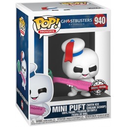 Funko Funko Pop Ghostbuster Afterlife Mini Puft (with Ice Cream Scoop) Edition Limitée