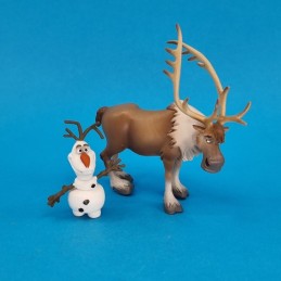 Bully Disney La Reine des neiges (Frozen) Olaf + Sven Figurines d'occasion (Loose)