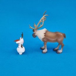 Bully Disney Frozen Olaf + Sven second hand Figure (Loose)