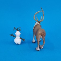 Bully Disney La Reine des neiges (Frozen) Olaf + Sven Figurines d'occasion (Loose)