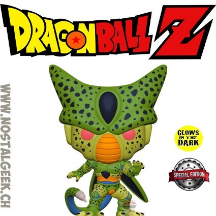 Funko Funko Pop Dragon Ball Z Cell (First Form) Phosphorescent Edition Limitée