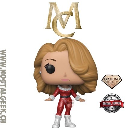 Funko Funko Pop Rocks Mariah Carey Christmas (Diamond Collection) Exclusive Vinyl Figure