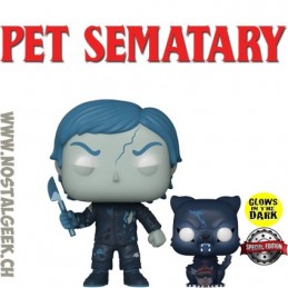 Funko Funko Pop Movies Pet Sematary Gage & Church GITD Exclusive Vinyl Figure