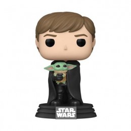Pop N°482 The Mandalorian Luke Skywalker with Grogu