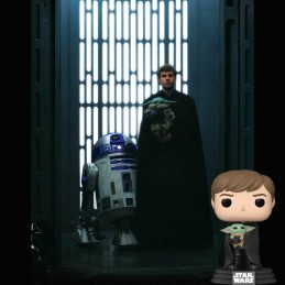 Pop N°482 The Mandalorian Luke Skywalker with Grogu