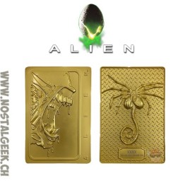 Alien Xenomorph Ingot 24 K Gold Plated Limited Edition