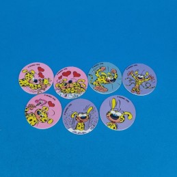 Marsupilami Lot de 7 Pogs d'occasion (Loose).