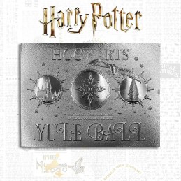 Harry Potter Invitation du Bal de Yule plaqué argent 999 Edition Limitée