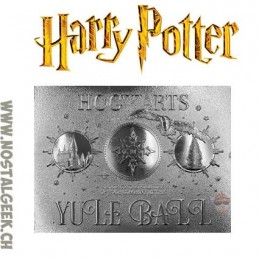 Harry Potter Invitation du Bal de Yule plaqué argent 999 Edition Limitée