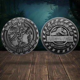 Jurassic Park M. ADN Pièce de monnaie Edition Limitée