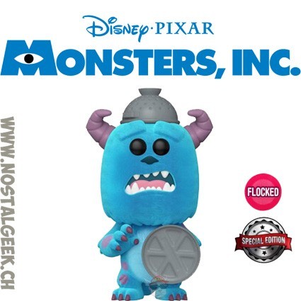 Funko Funko Pop Disney Monster's Inc 20th Sulley (With Trash Lid) Flocked Exclusive Vinyl Figure