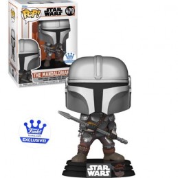 Funko Pop N°479 Star Wars The Mandalorian with Beskar Staff Edition Limitée