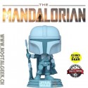 Funko Pop Star Wars The Mandalorian (Hologram) Glow in the Dark Exclusive Vinyl Figure