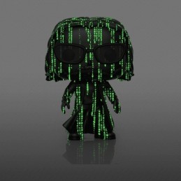 Funko Funko Pop Movie The Matrix Resurrections Neo In The Matrix Phosphorescent Edition Limitée