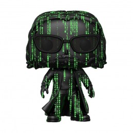 Funko Funko Pop Movie The Matrix Resurrections Neo In The Matrix Phosphorescent Edition Limitée