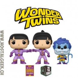 Funko Funko Pop SDCC 2017 DC Wonder Twins 3-pack Zan, Jayna & Gleek Exclusive Vinyl Figure