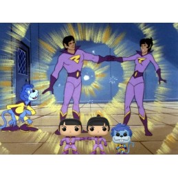 Funko Funko Pop SDCC 2017 DC Wonder Twins 3-pack Zan, Jayna & Gleek Exclusive Vinyl Figure